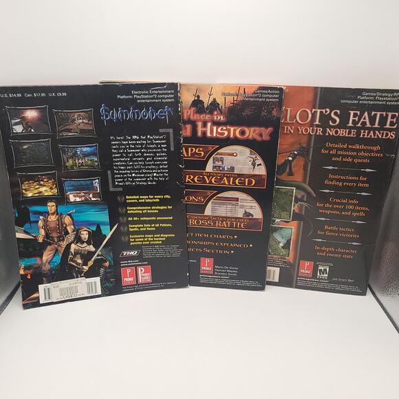 Prima Games Lot of 3 PS2 Guides Summoner Onimusha Legion The Legend of Excalibur - Picture 2 of 11